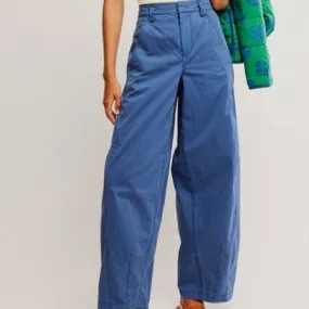 Blue Cotton Chino