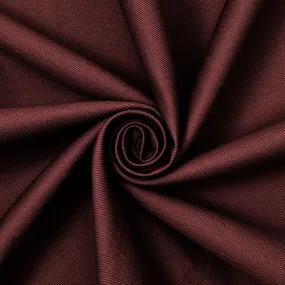 Burgundy Cotton Twill Fabric | 58'' Wide/Cotton/Medium Weight/Clothing/Denim/Dress | Jackets/Pants/Weave