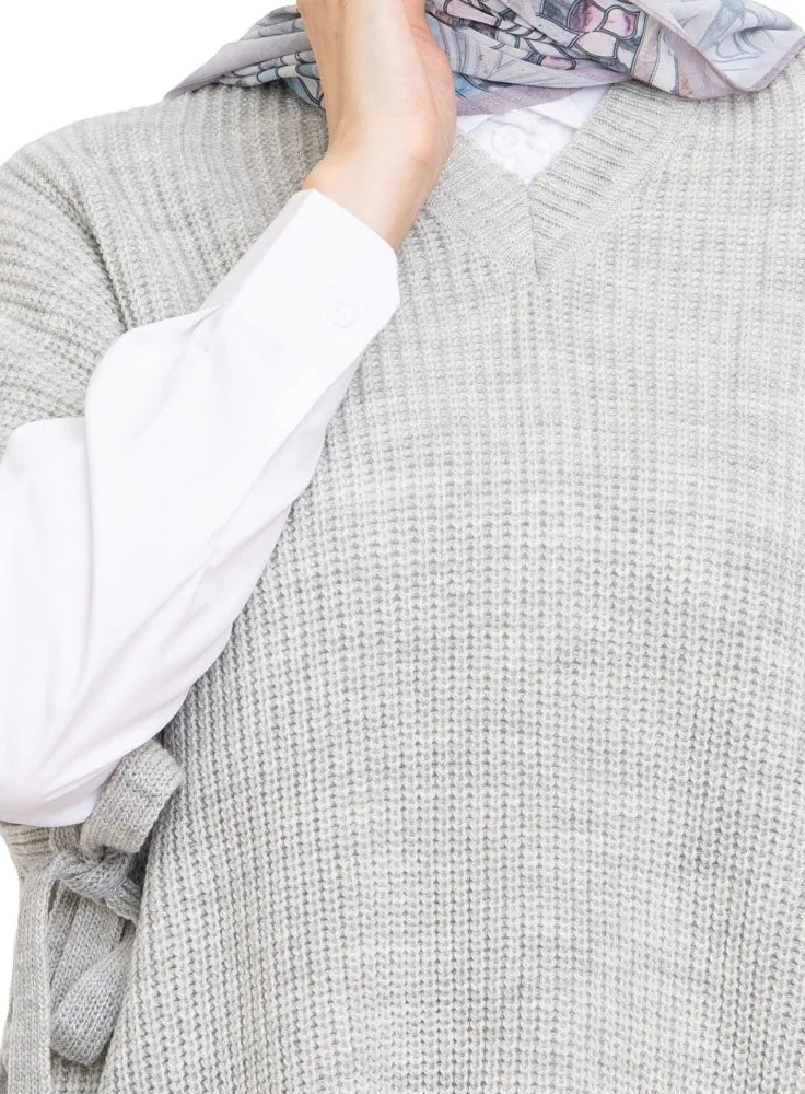 Cloud Cut Belt Pullover