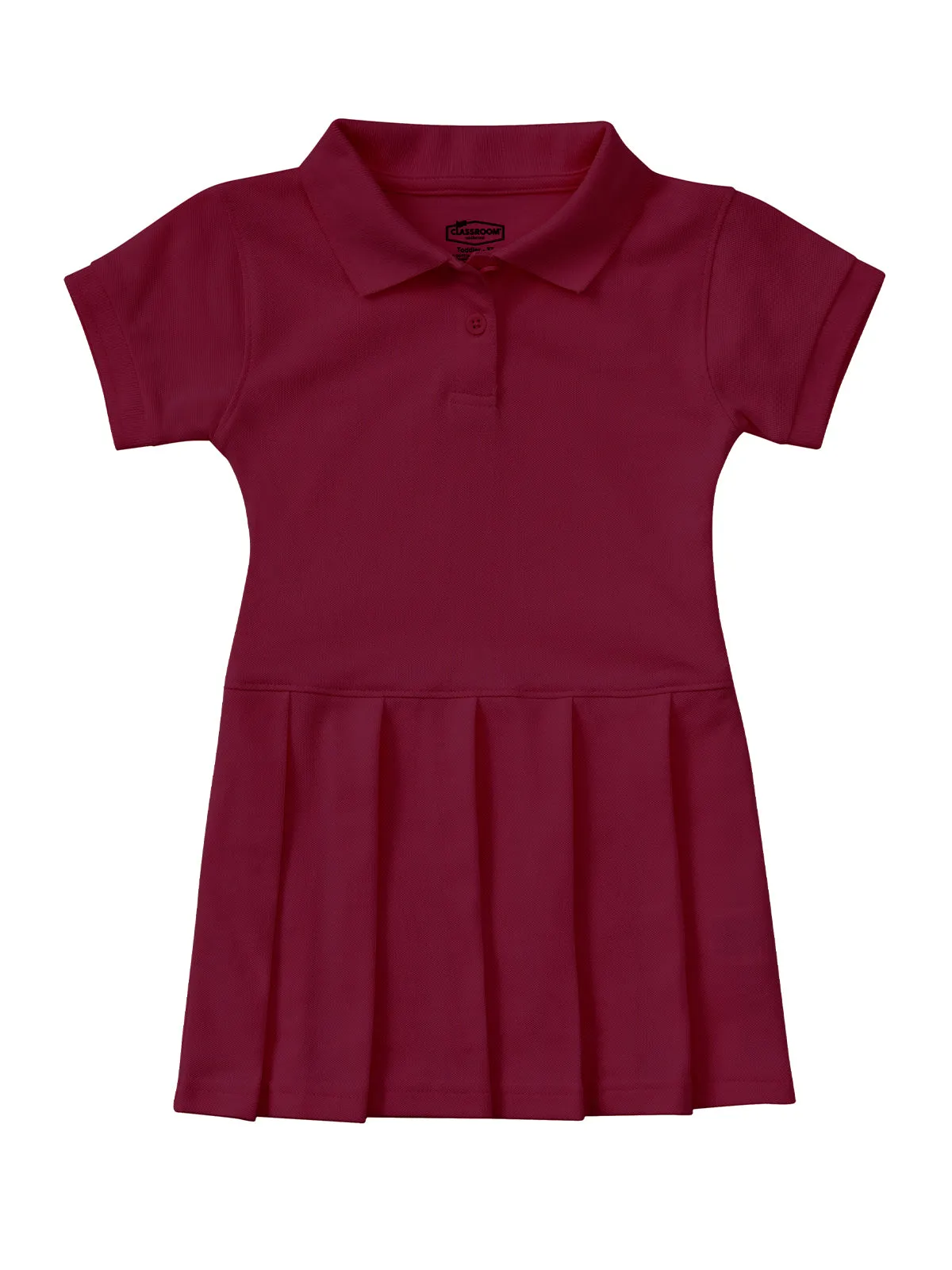 Girls' Pique Polo Dress for Preschool