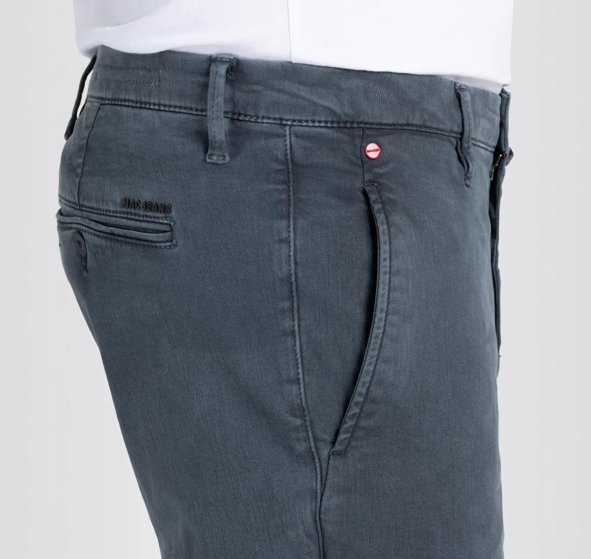 Mac Driver Chino Pants - Blue/Grey