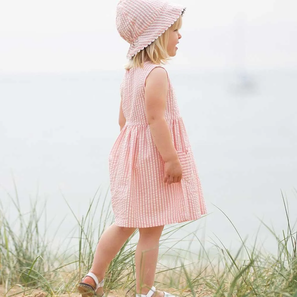 Seersucker Heart Dress