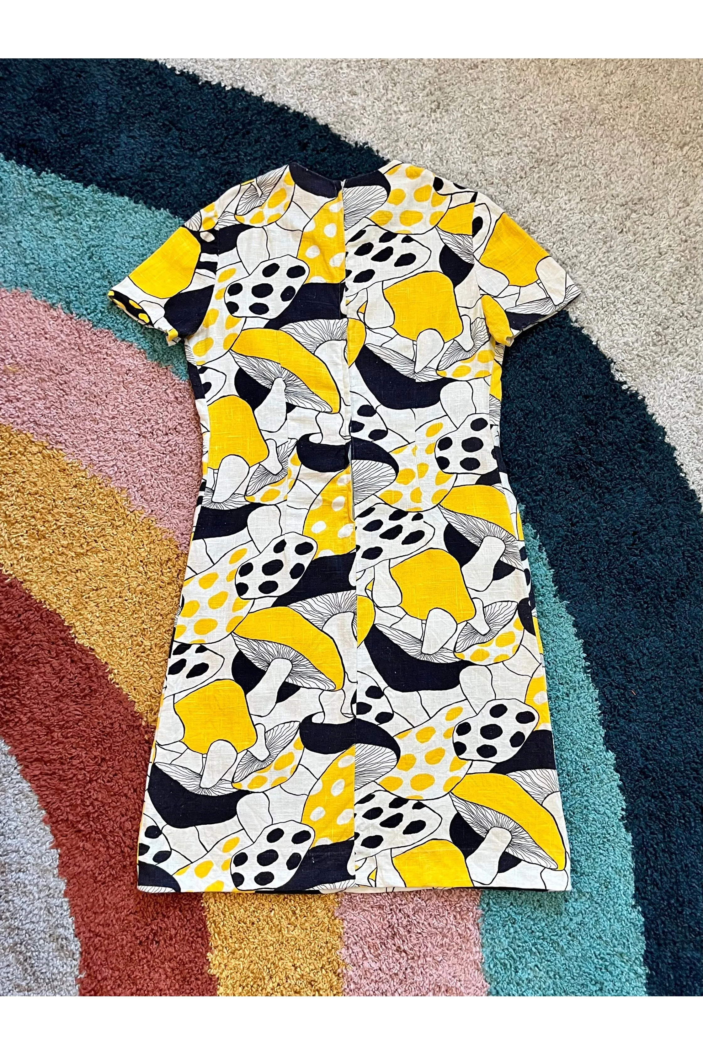 Vintage Rare 60s Mushroom Dress
