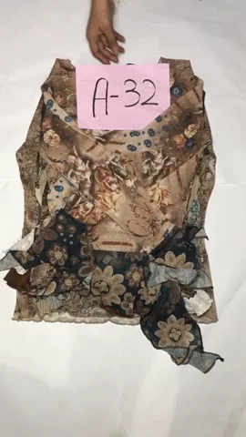 Y2k Burnt Brown Tops (A-32)